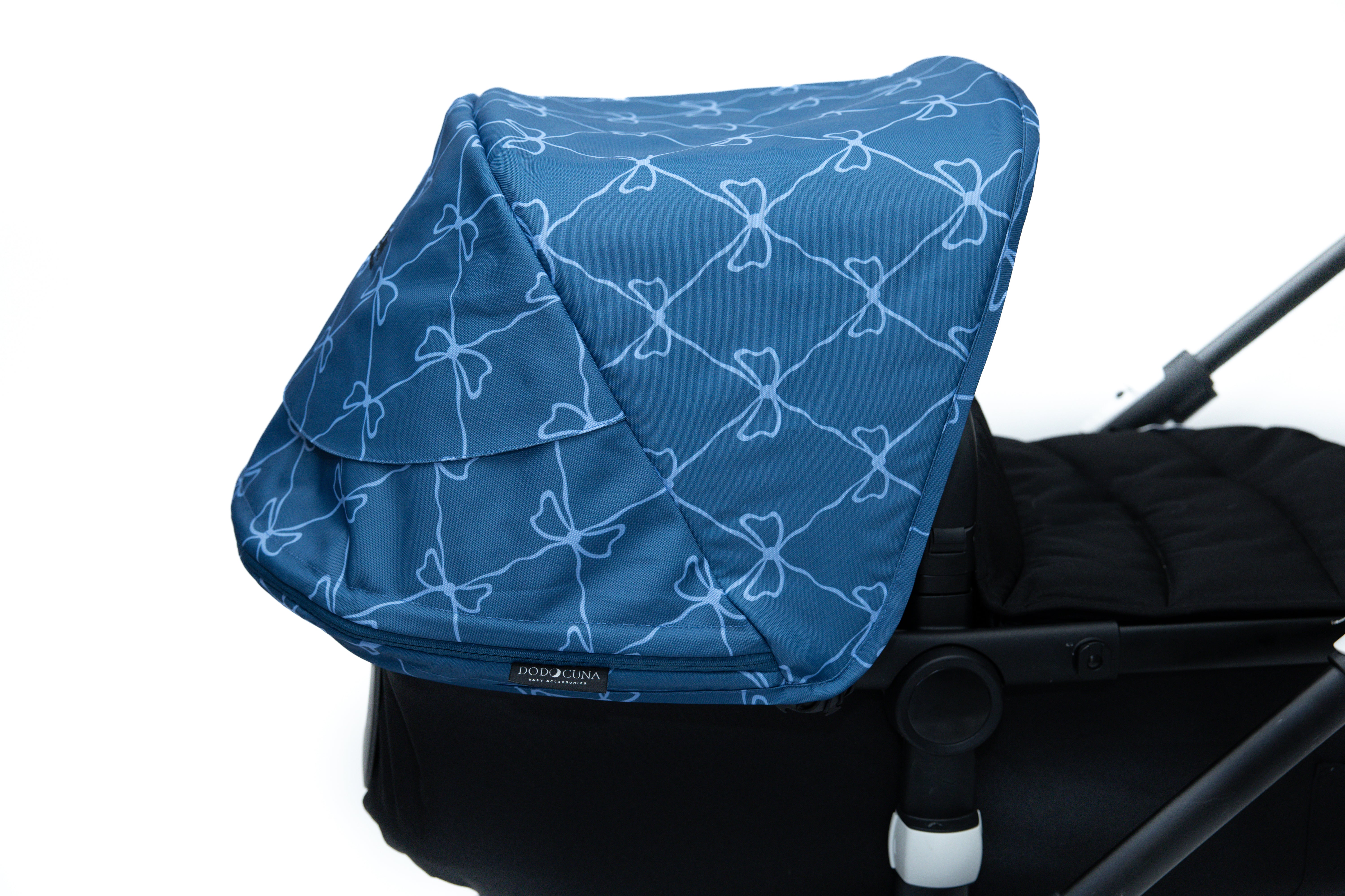 bugaboo regnskydd Blue Ribbon Pattern Stroller Hood