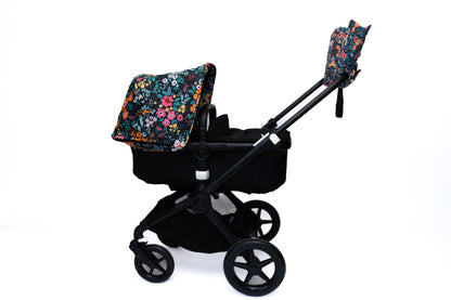 Stroller Hood - Colorful Flower
