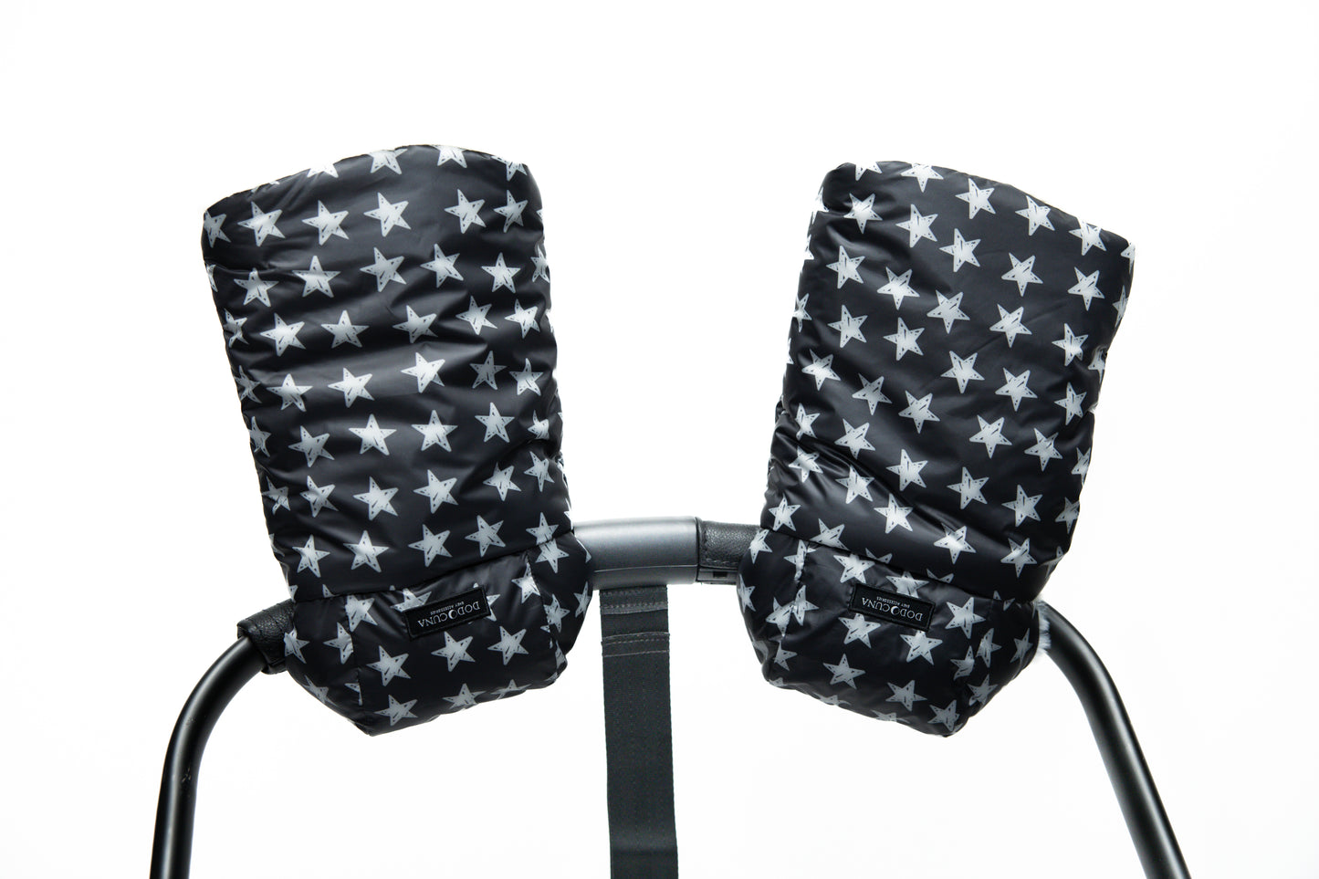 Hand Muff - Black and White Stars