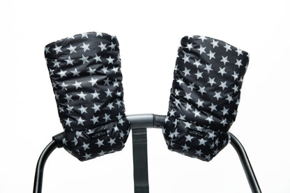 Hand Muff - Black and White Stars