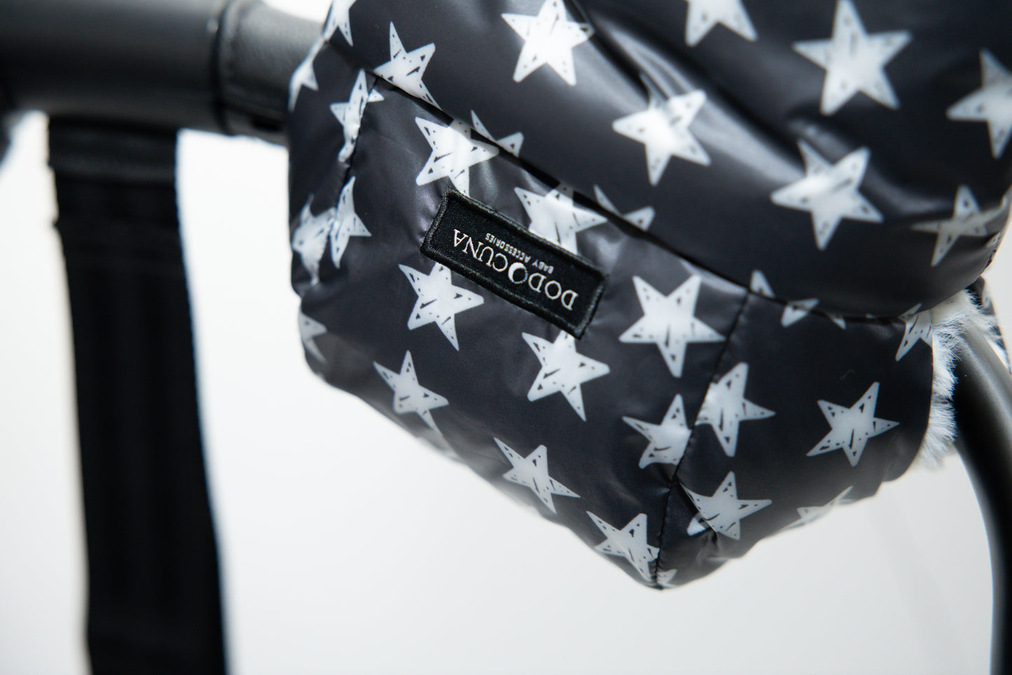 Hand Muff - Black and White Stars