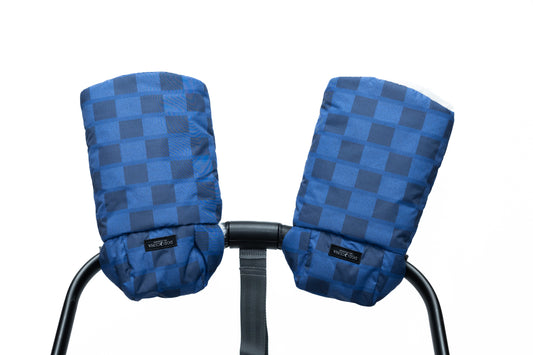 Hand Muff - Blue Checkered Box